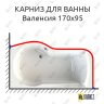 Карниз для ванны Radomir Валенсия 170х95 (Усиленный 25 мм) MrKARNIZ фото 1