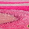 Комплект ковриков для ванной и туалета Линия розовый фото 6