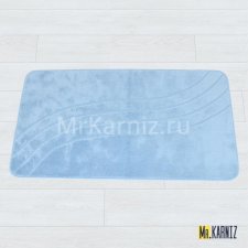 Коврик в ванную ТН голубой 100