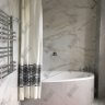 Карниз для ванной Угловой Асимметричный Дуга 160х105 (Усиленный 25 мм) MrKARNIZ фото 19